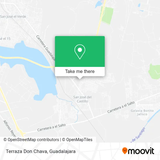 Terraza Don Chava map