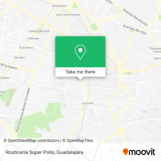 Rosticeria Super Pollo map