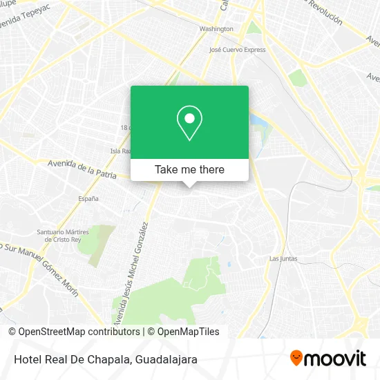 Hotel Real De Chapala map