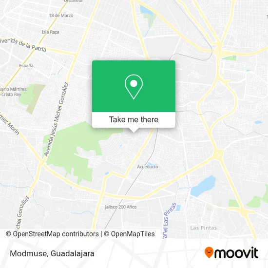 Modmuse map