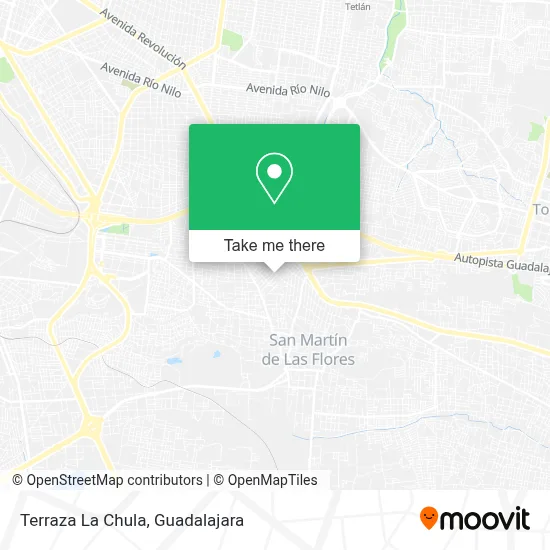 Terraza La Chula map