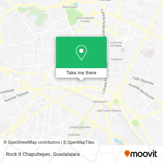 Rock It Chapultepec map