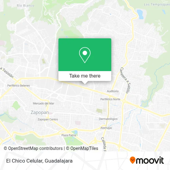 El Chico Celular map