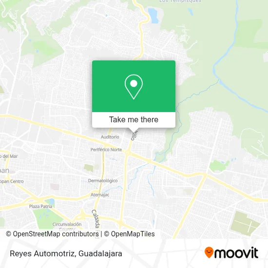 Reyes Automotriz map