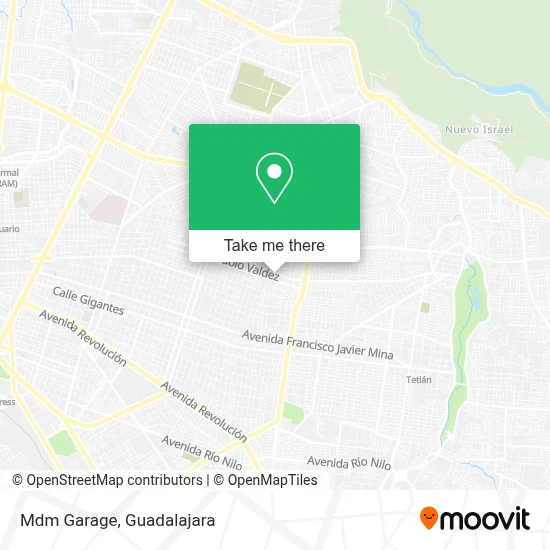 Mdm Garage map