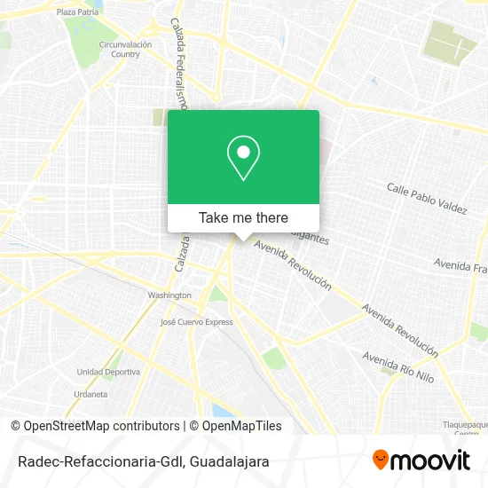 Radec-Refaccionaria-Gdl map
