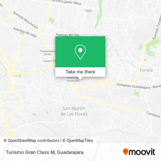 Turismo Gran Class M map