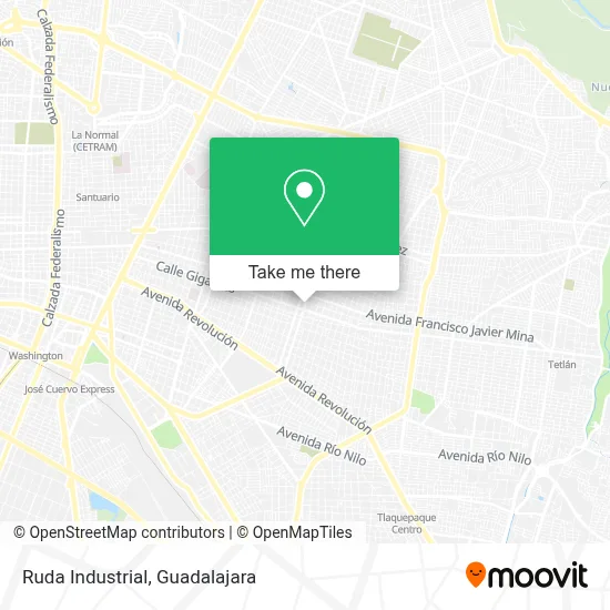 Ruda Industrial map