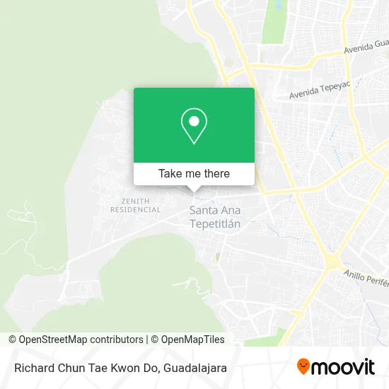Richard Chun Tae Kwon Do map