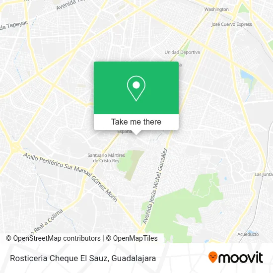 Rosticeria Cheque El Sauz map