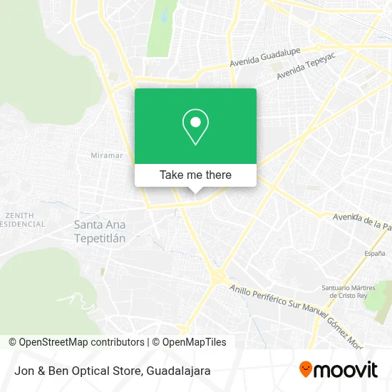 Jon & Ben Optical Store map
