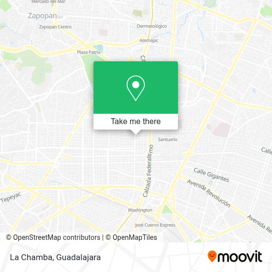 La Chamba map