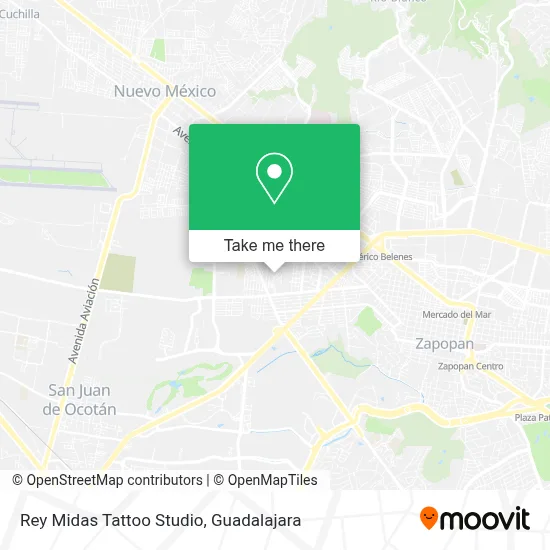 Rey Midas Tattoo Studio map