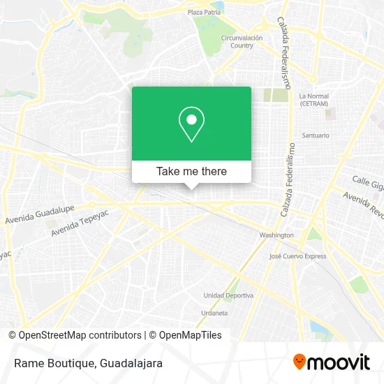 Rame Boutique map