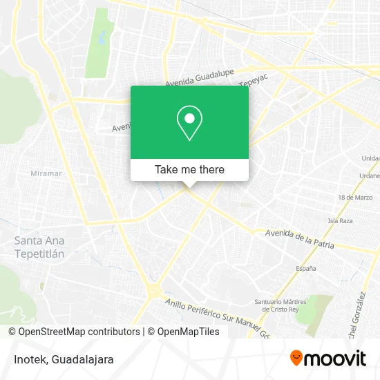 Inotek map