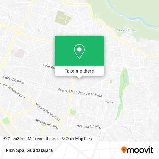 Fish Spa map