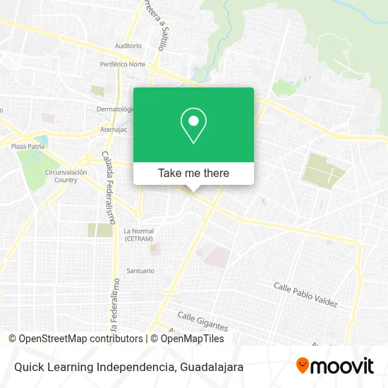 Quick Learning Independencia map