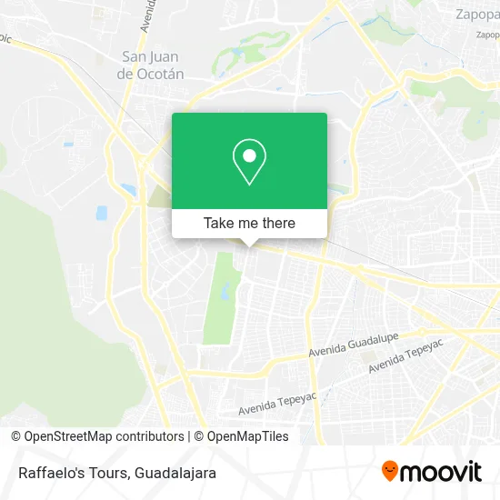 Raffaelo's Tours map