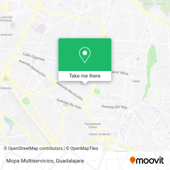 Mopa Multiservicios map
