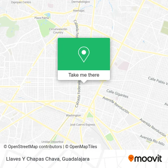 Llaves Y Chapas Chava map