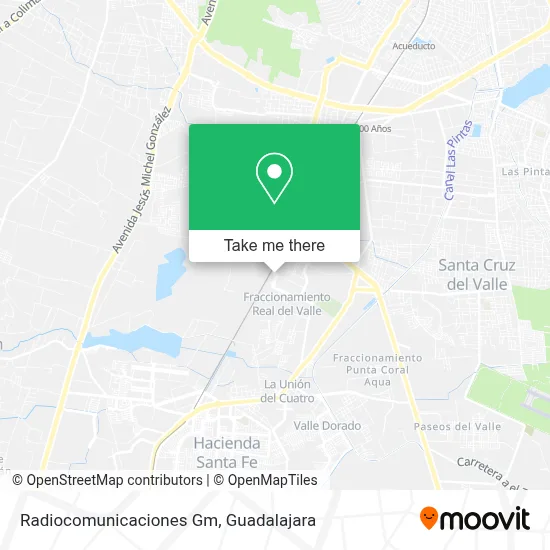 Radiocomunicaciones Gm map
