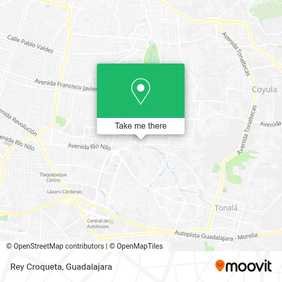 Rey Croqueta map