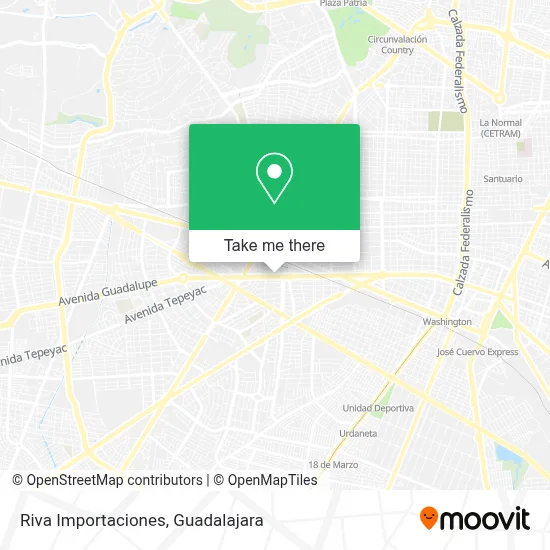 Riva Importaciones map