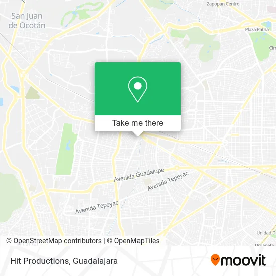 Hit Productions map