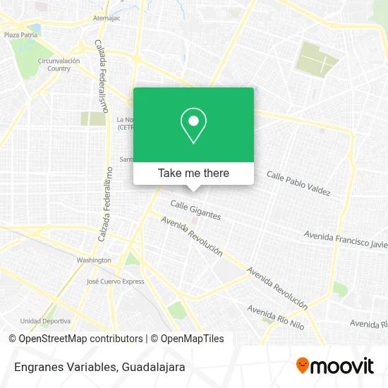 Engranes Variables map