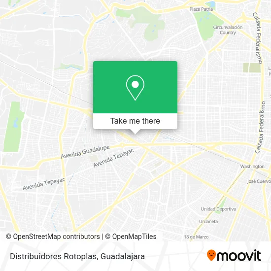 Distribuidores Rotoplas map