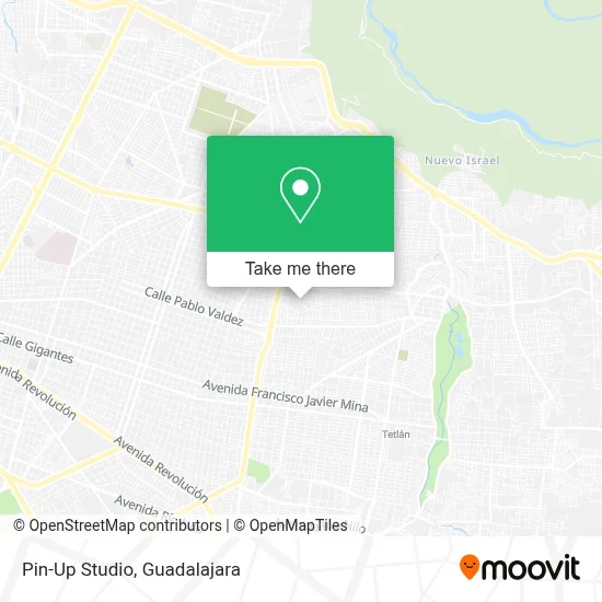 Pin-Up Studio map