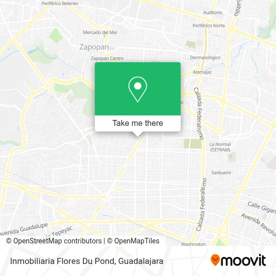 Inmobiliaria Flores Du Pond map