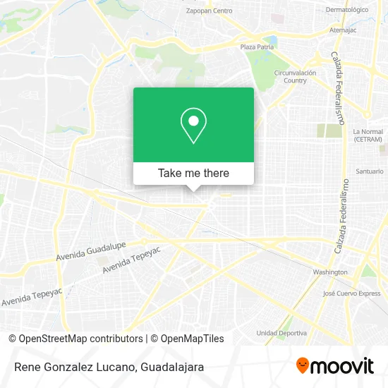 Rene Gonzalez Lucano map