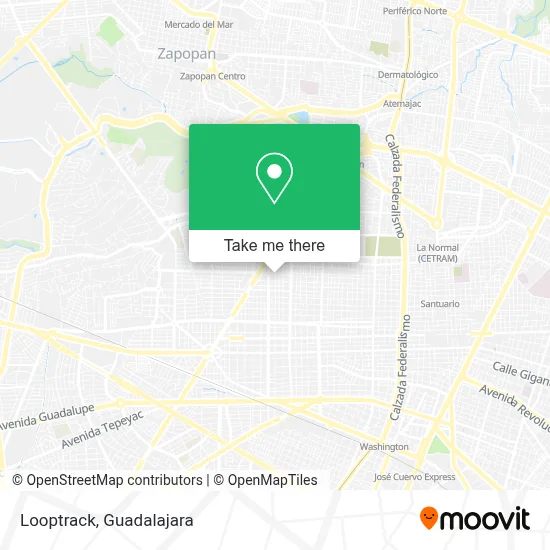 Looptrack map