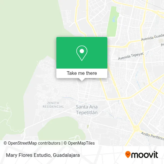 Mary Flores Estudio map