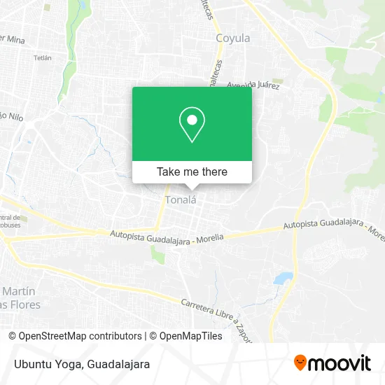 Ubuntu Yoga map