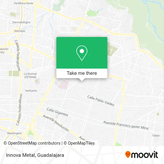 Innova Metal map