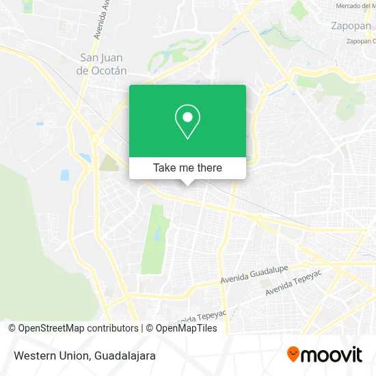 Western Union map