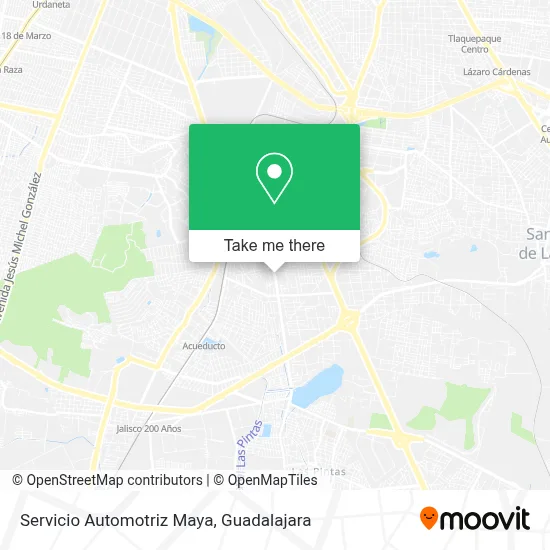 Servicio Automotriz Maya map