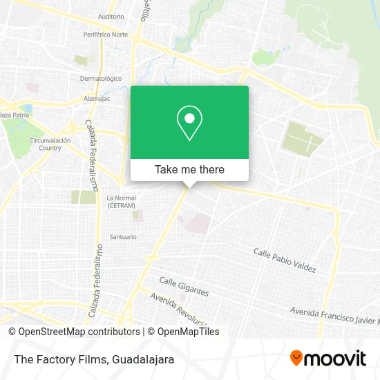 The Factory Films map