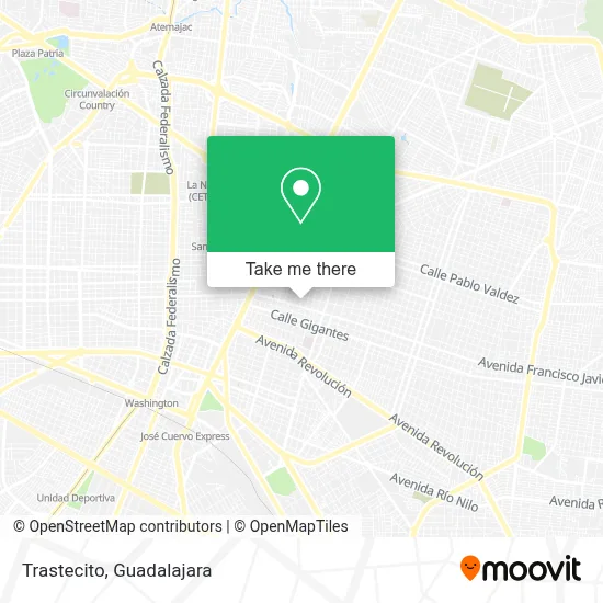 Trastecito map