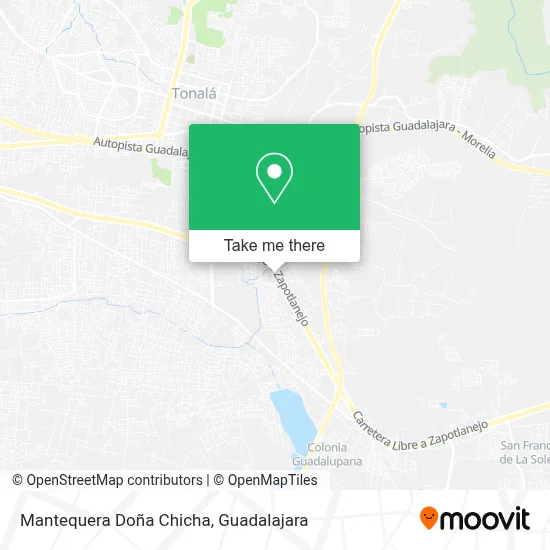Mantequera Doña Chicha map