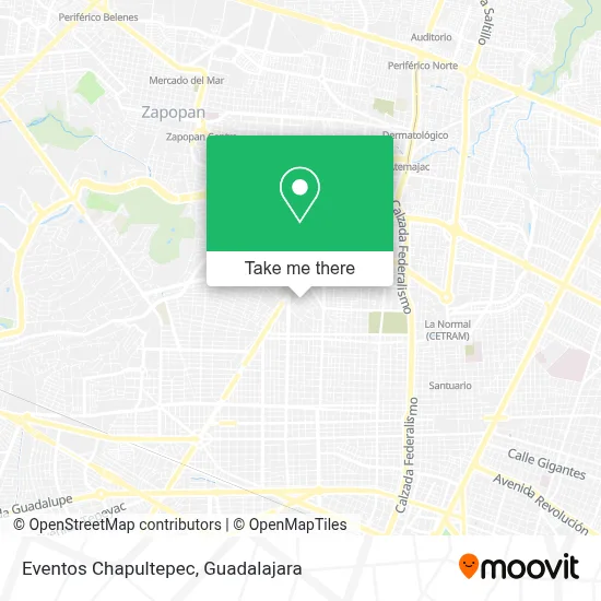 Eventos Chapultepec map
