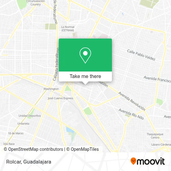 Rolcar map