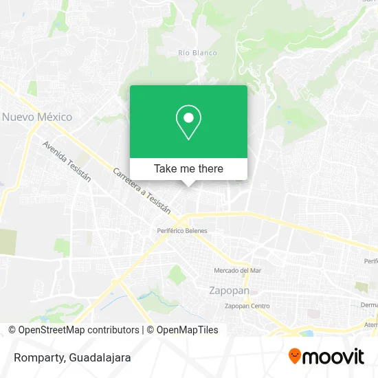 Romparty map