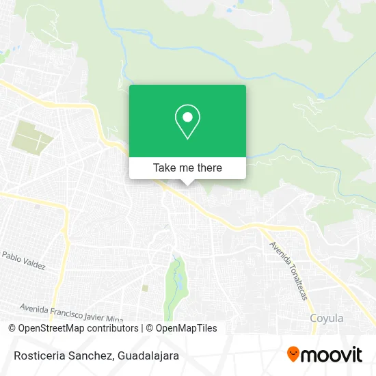 Rosticeria Sanchez map