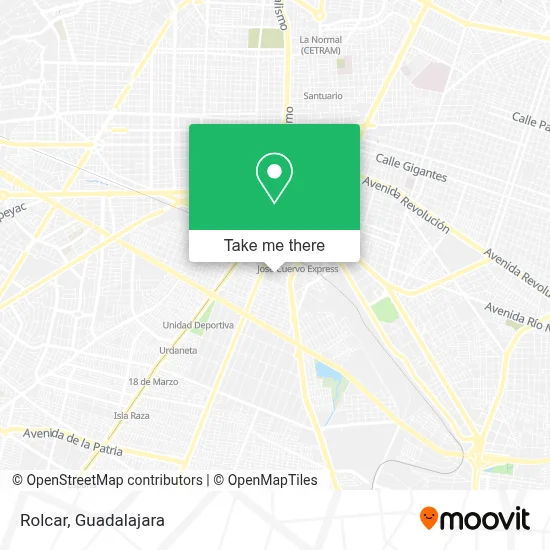 Rolcar map