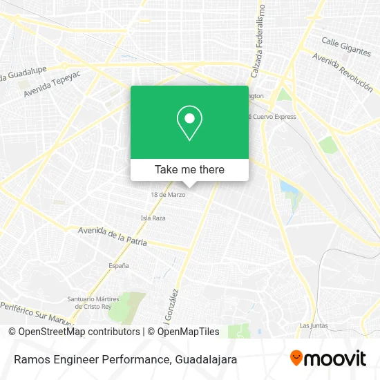 Ramos Engineer Performance map