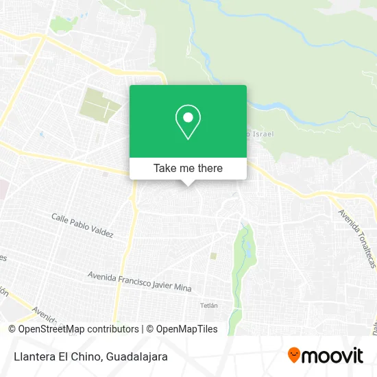 Llantera El Chino map