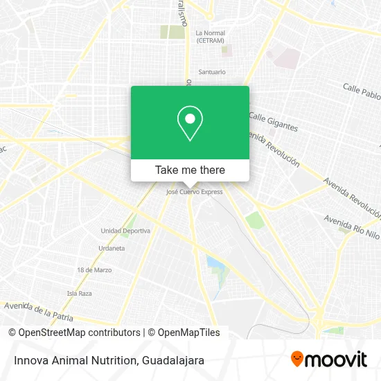 Innova Animal Nutrition map
